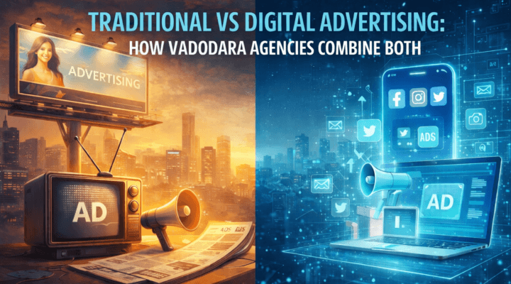 Traditional vs Digital Advertising: How Vadodara Agencies Combine Both
