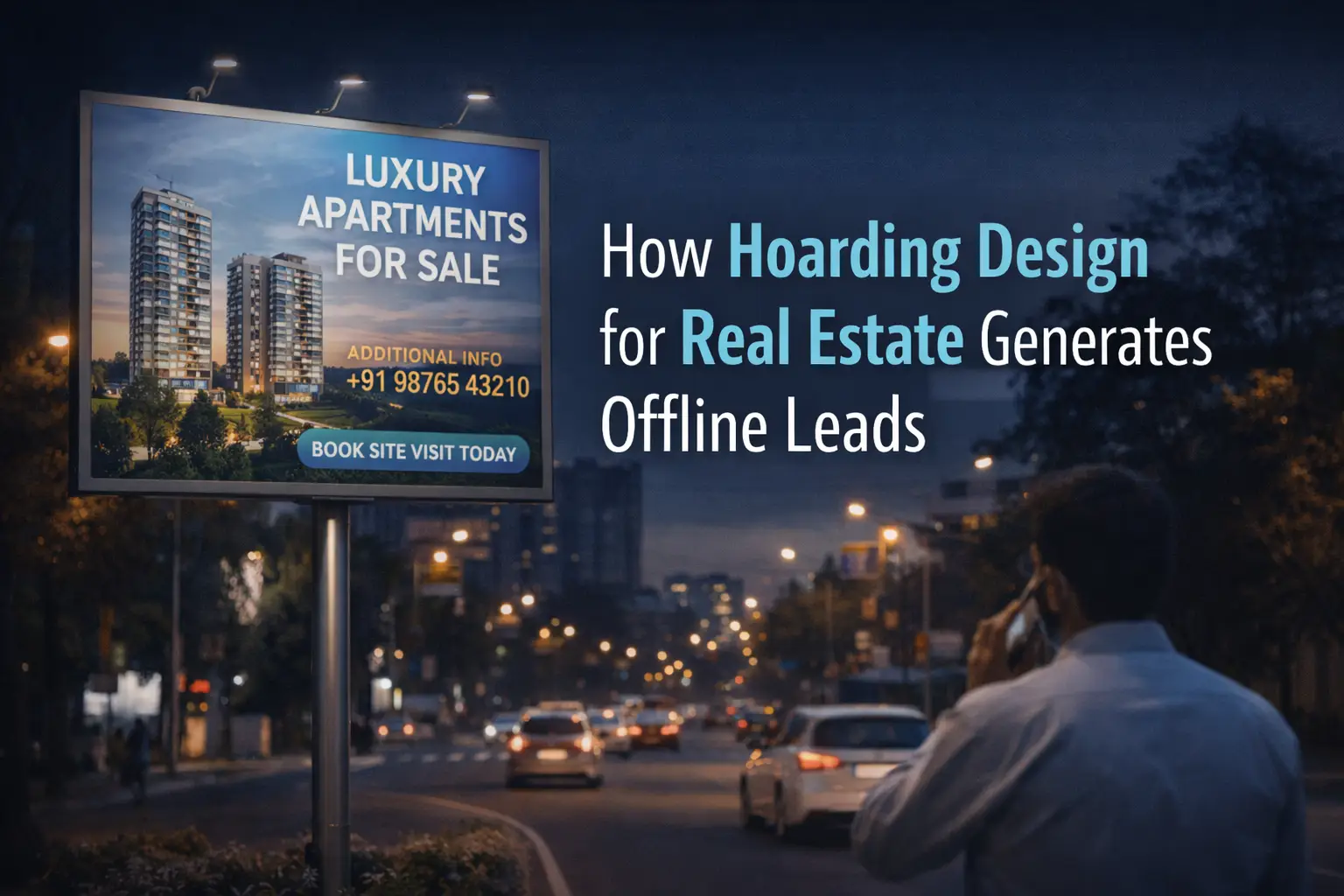 Hoarding design for real estate